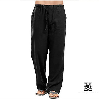 ’Zen’ Pantalon En Lin Homme