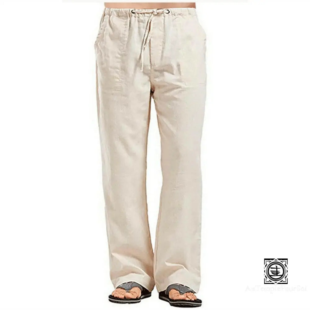 ’Zen’ Pantalon En Lin Homme