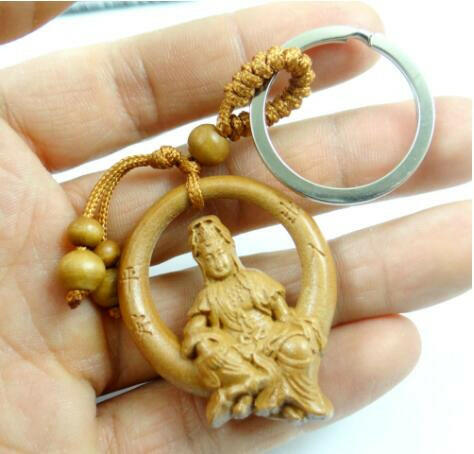 Mindfulness Buddha Keyring